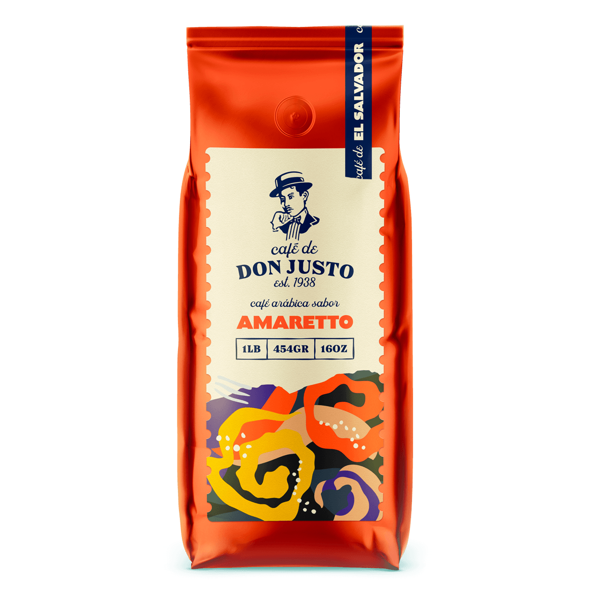 Amaretto: molido 16oz