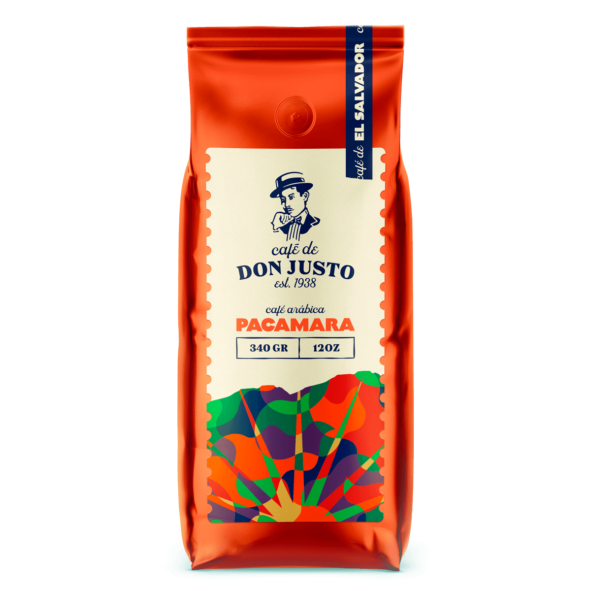 Pacamara: Proceso Lavado, grano, 12oz