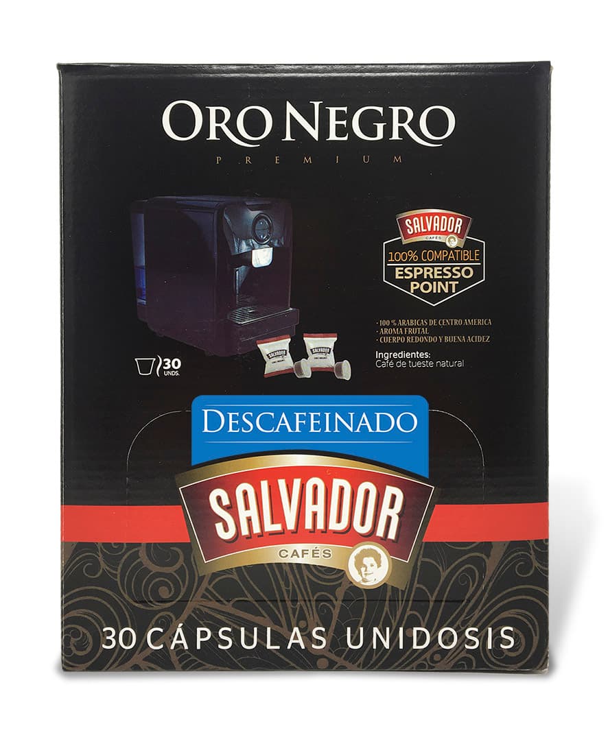 Cápsulas de café Descafeinado Oro Negro