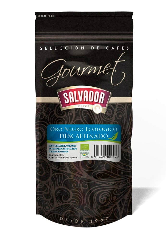 Café Descafeinado Oro Negro Ecológico 250 gr.