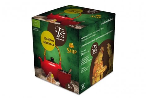 TE PIRAMIDES ROOIBOS ALBAHACA
