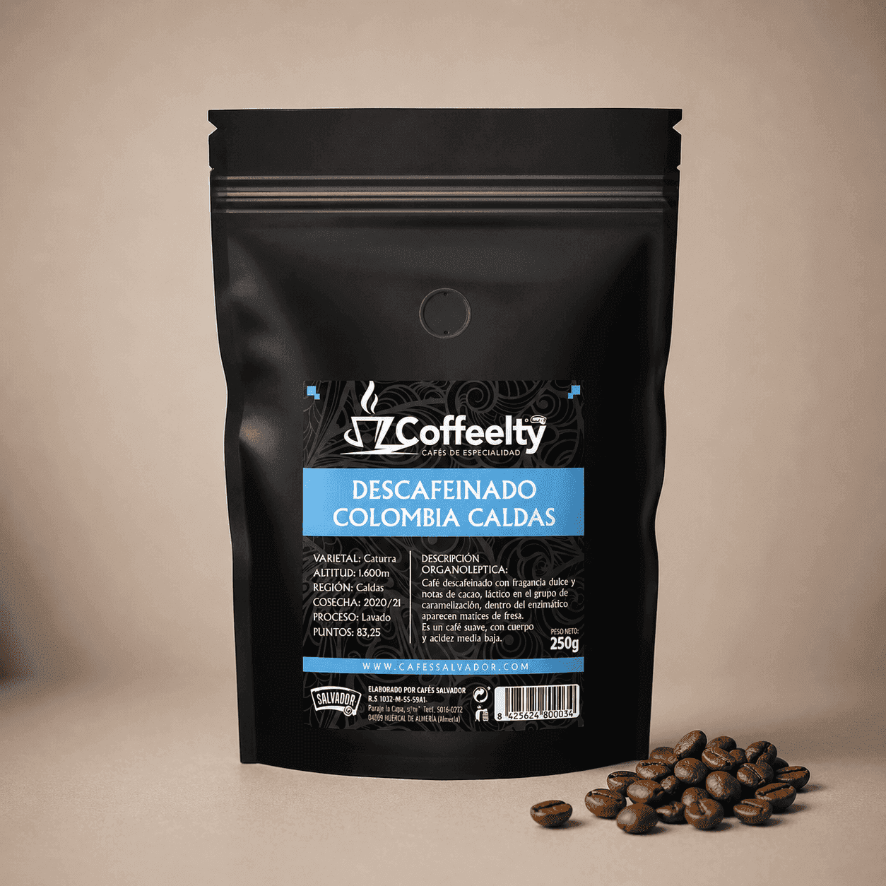 Coffeelty Colombia Caldas Descafeinado