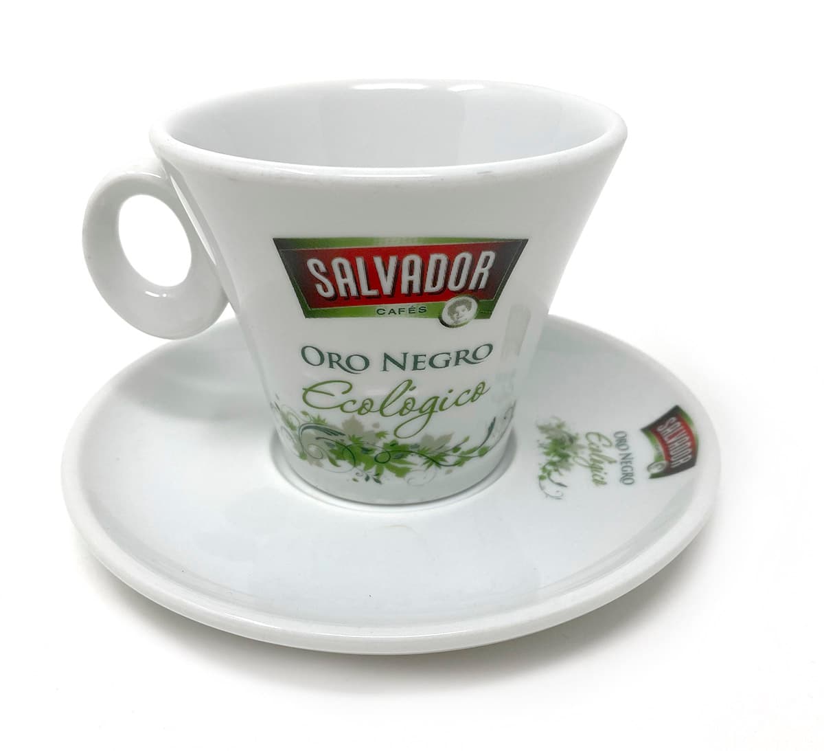TAZA Y PLATO CAFE CON LECHE ECOLOGICO